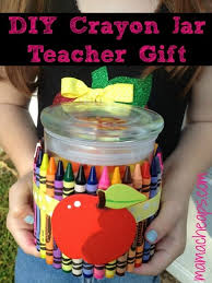 diy crayon jar teacher gift mama s