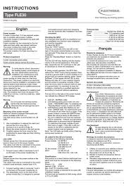 flextherm fle30 series instructions pdf