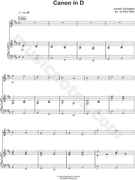 Pachelbel canon in d piano sheet. Johann Pachelbel Canon In D Piano Accompaniment Violin Sheet Music In D Major Transposable Download Print Sku Mn0068637