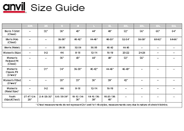 Anvil 980 Size Chart Best Picture Of Chart Anyimage Org