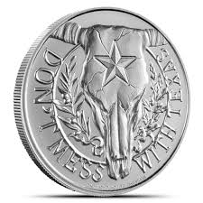 texas the alamo silver round