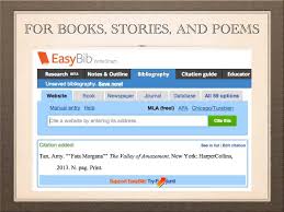 Easybib essay   Pop culture essays   Online Writers What Is An Anthology Citation 