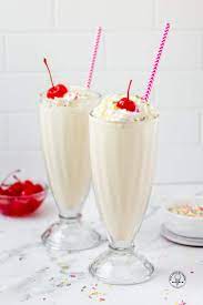 vanilla milkshake ice cream from scratch
