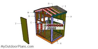 5x6 deer blind roof plans myoutdoorplans
