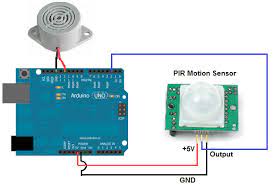 motion detector alarm circuit