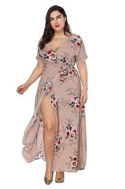 2019 Women S Clothing Plus Size Floral Print Maxi Dresses V Neck Short Sleeve Big Size Bohemian Dress From Tinaguo977 17 42 Dhgate Com