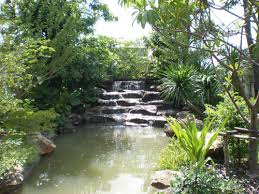Artificial Pond At Private Thai Garden