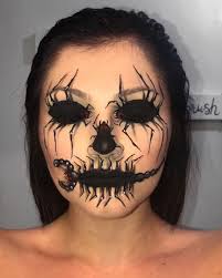 creepy spider makeup for halloween 2020