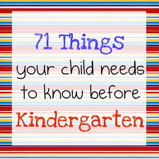 71 Things Your Child Needs To Know