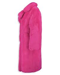 Noize Savannah Longline Faux Fur Coat