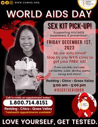 World AIDS Day Sex Kit Pick-Up - Womens Health Specialists - Womens Health  Specialists