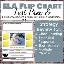 Editable Ela Test Prep Flip Chart Review For Grades 3 8