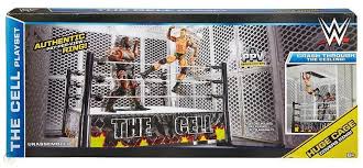 ( 0.0 ) out of 5 stars current price $129.99 $ 129. Wwe Mattel Toys R Us Exclusive Ppv Figure Wrestling Ring Hell In A Cell Playset 1844826057