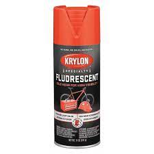 Krylon Spray Paint Flourescent Red