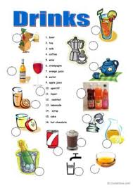 232 drinks english esl worksheets pdf doc