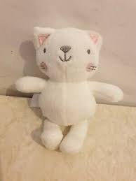 small white primark baby cat soft