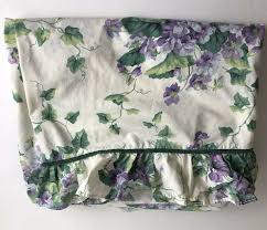 Sweet Violets Bed Sheets Flat