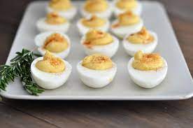 Classic Deviled Eggs With Vinegar gambar png