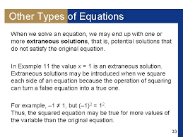 objectives solving linear equations