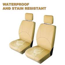 Toopca Faux Leather Car Seat Covers