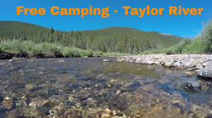 More images for free camping spots in colorado » Dispersed Campsite In Taylor Park Along The Taylor River Youtube