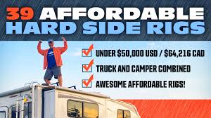 affordable hard side truck cer rigs