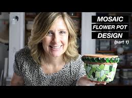 How To Mosaic A Flower Pot Part 1