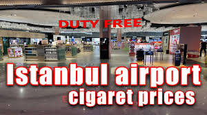 istanbul airport free duty cigarette