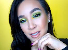 green gold glitter halo eye tutorial