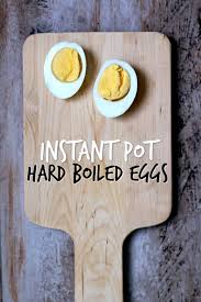instant pot hard boiled eggs recipe