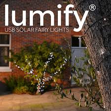 Lumify Usb Solar Fairy Lights White