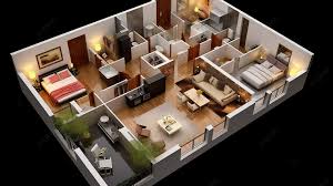 3d Visualization Of House Or Apartment