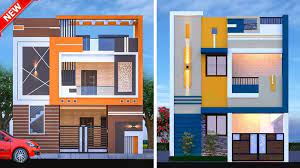 Double Floor Normal House Front Elevation Designs gambar png