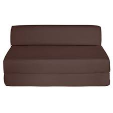 double chair bed chocolate