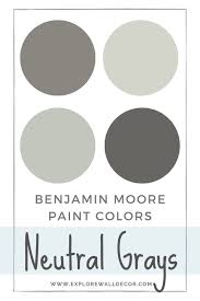 4 Benjamin Moore Neutral Gray Colors