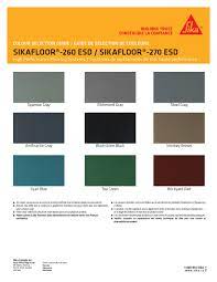 colour guides sika canada