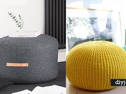 32 diy poufs to make for extra seating