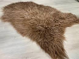 genuine sheepskin rug throw pelt real