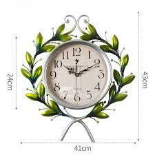 wrought iron wall clock elegant 16 20