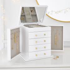 elle lacquer jewelry box tower