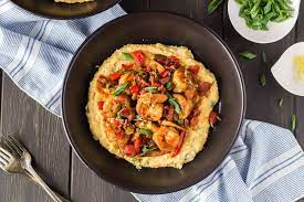 new orleans bbq shrimp and cheesy grits