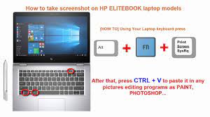 take screenshot on hp elitebook laptop