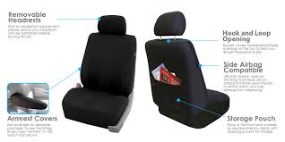 Fh Group Full Set Car Seat Covers For