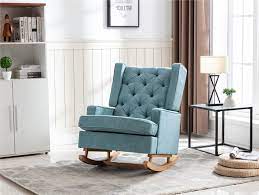 accent rocking chair with side pocket