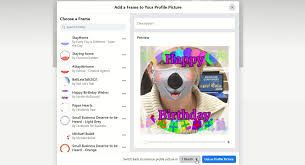 how to create and use facebook frames