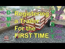 how to register a homemade trailer in