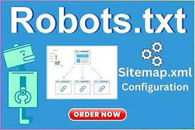 create robots txt and sitemap xml and