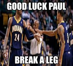 Find and save paul george basketball cards memes | from instagram, facebook, tumblr, twitter & more. Good Luck Sportige