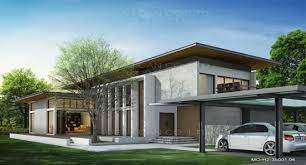 Modern Style 2 Story Home Plans