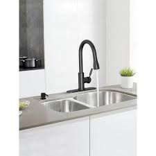 kitchen faucet in matte black d004o